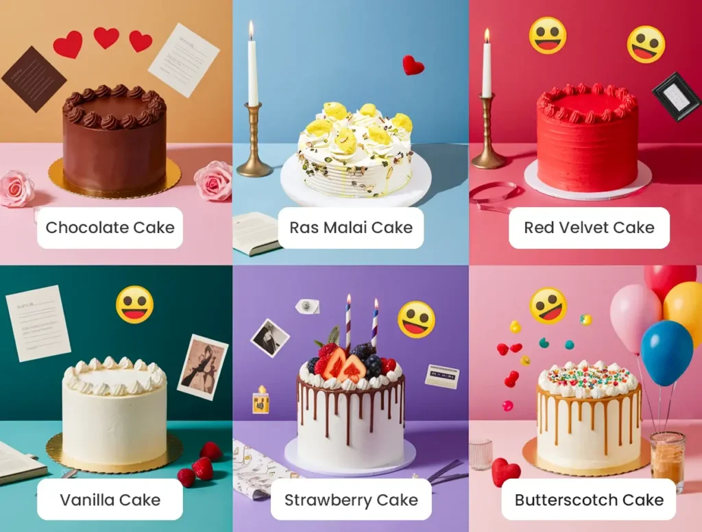 Pick a cake flavour that everyone will love.